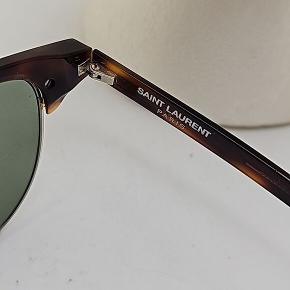 SAINT LAURENT BROWLINE SUNGLASSES - Picture 4 of 6
